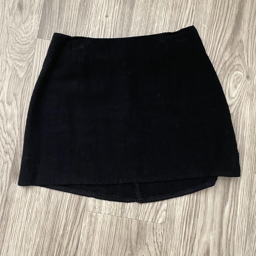 Princess Polly black mini skirt
